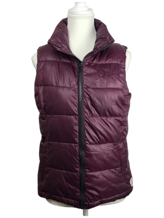 PINK Victoria's Secret Jackets & Blazers - PINK Victoria’s Secret Puffer Vest Women’s XS Maroon Zip Up Quilted Cozy Y2K